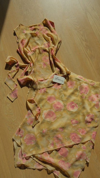 Vintage romance floral 2 piece set (S)