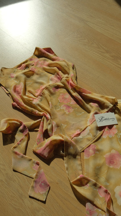 Vintage romance floral 2 piece set (S)