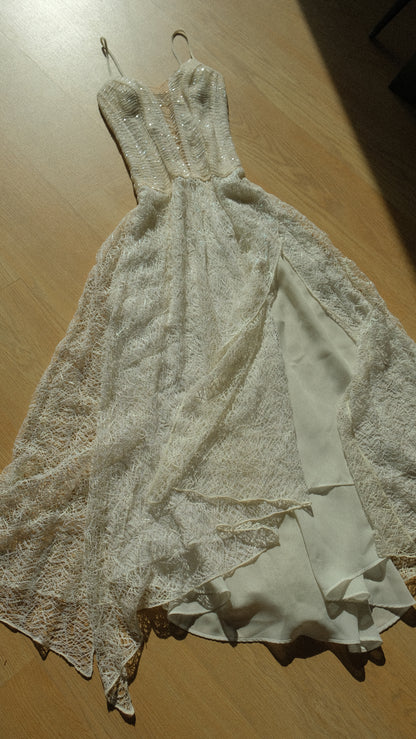 Vintage La Perla bridal bustier dress (S-S/M)