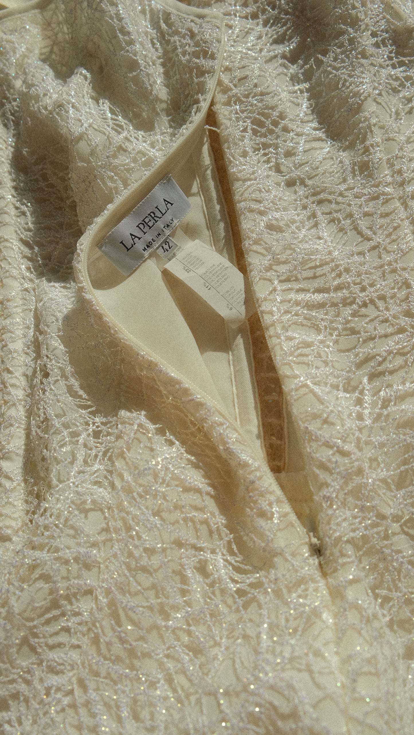 Vintage La Perla bridal bustier dress (S-S/M)