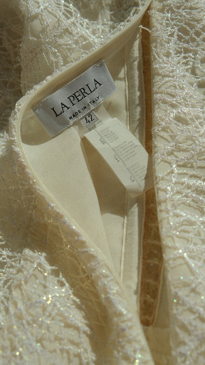 Vintage La Perla bridal bustier dress (S-S/M)