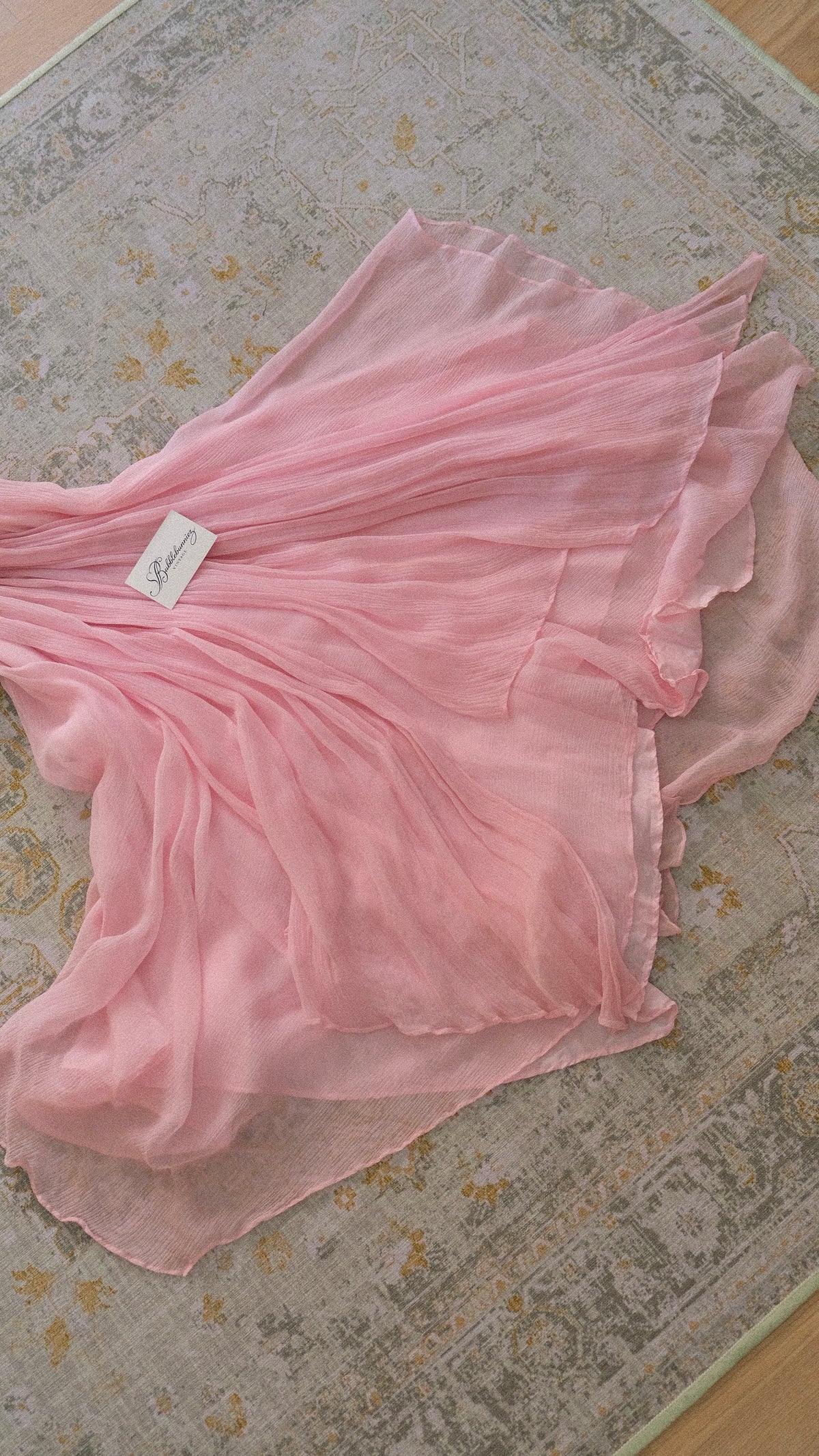 Flowy soft pink dress (S-S/M)
