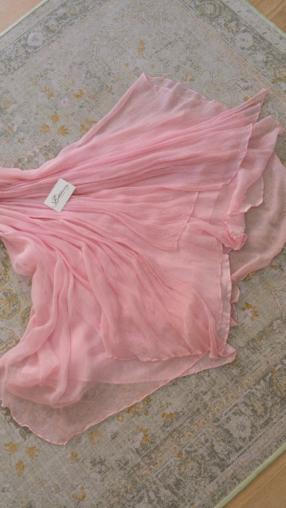 Flowy soft pink dress (S-S/M)