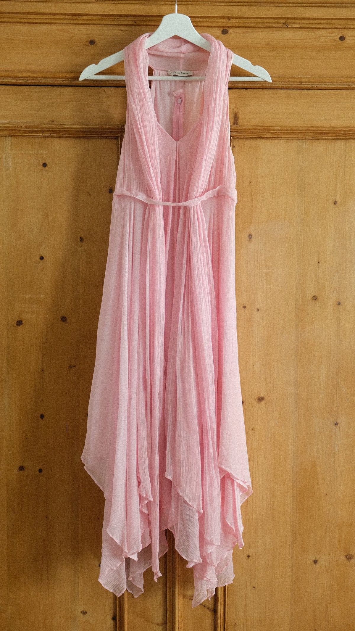 Flowy soft pink dress (S-S/M)
