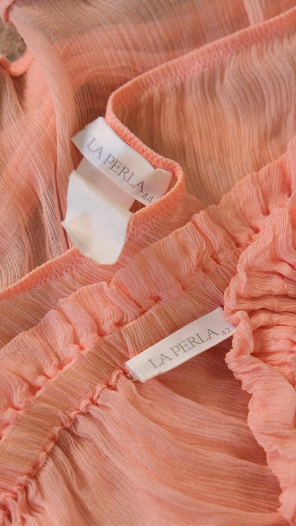 Vintage La Perla soft pink mermaid set (M)