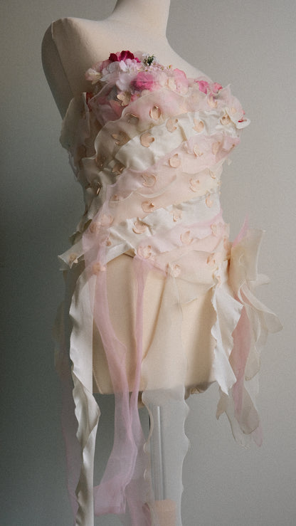Garden Fae Bridal corset (S, C cup)