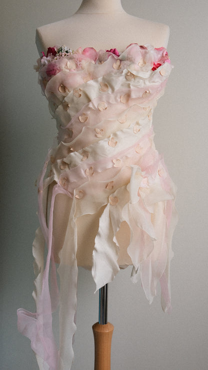 Garden Fae Bridal corset (S, C cup)