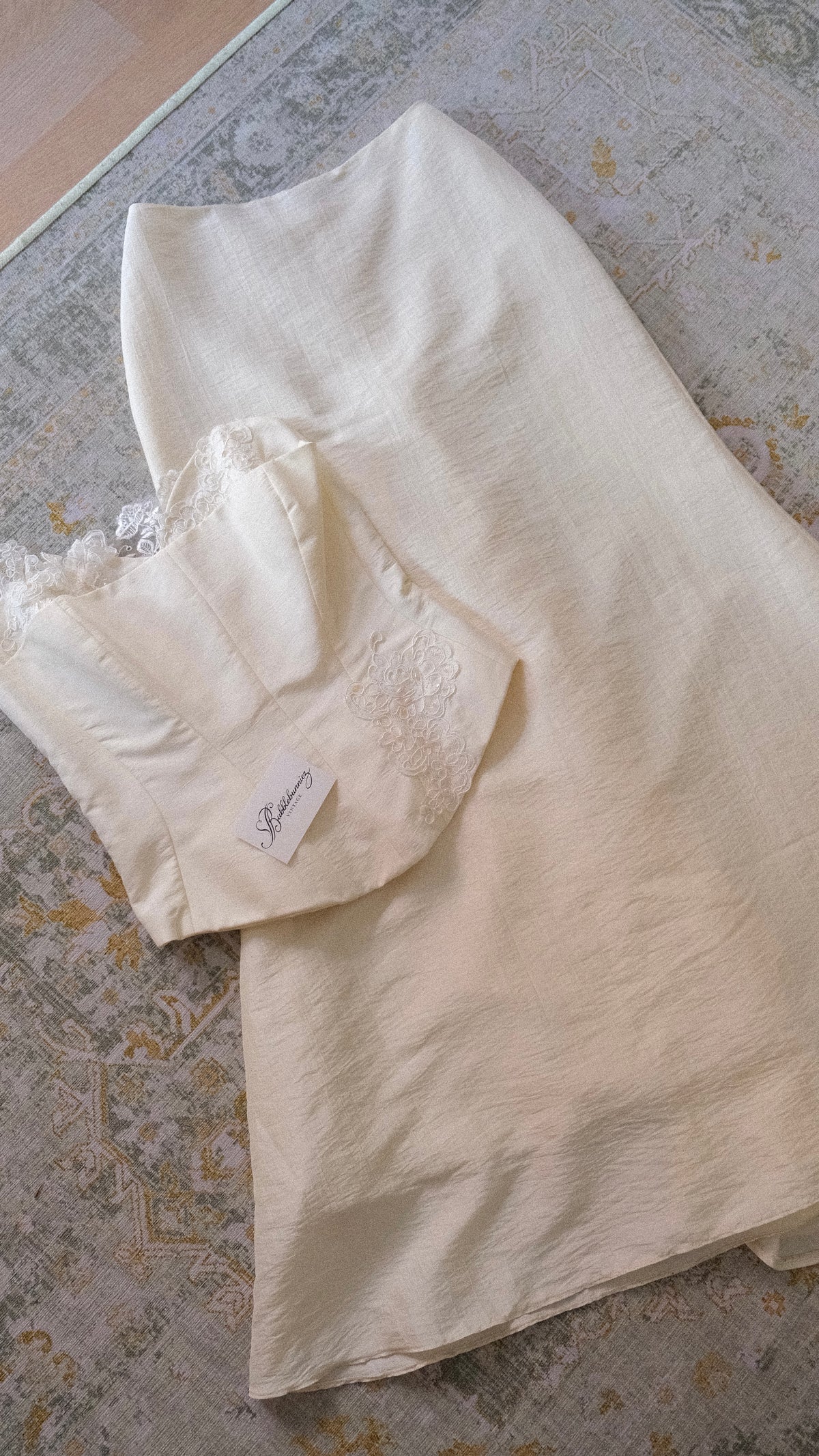Vintage French bridal 2 piece set (S/M-M)