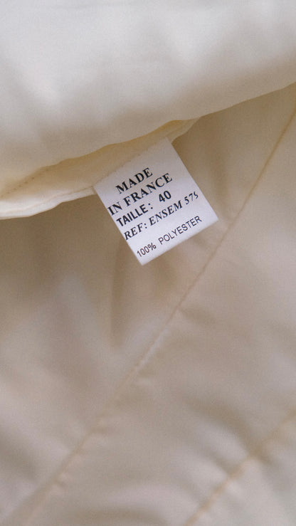 Vintage French bridal 2 piece set (S/M-M)