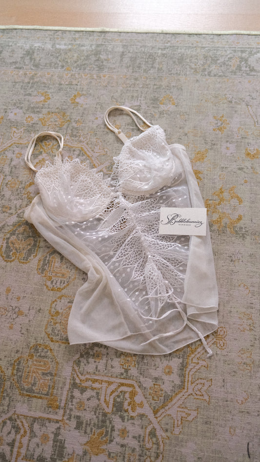 Vintage Italian mermaidcore top (L-XL)
