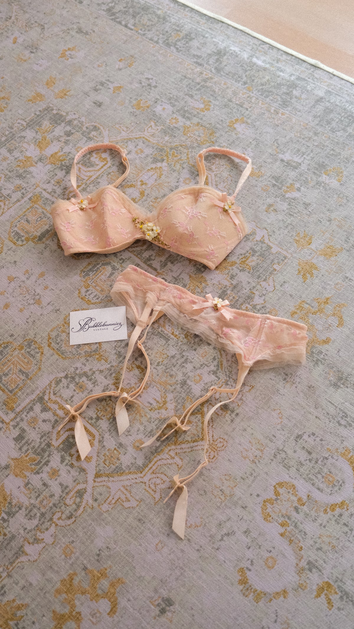 RARE Vintage Chantal Thomass x Victoria’s Secret lingerie 2 piece set (34C/75C)