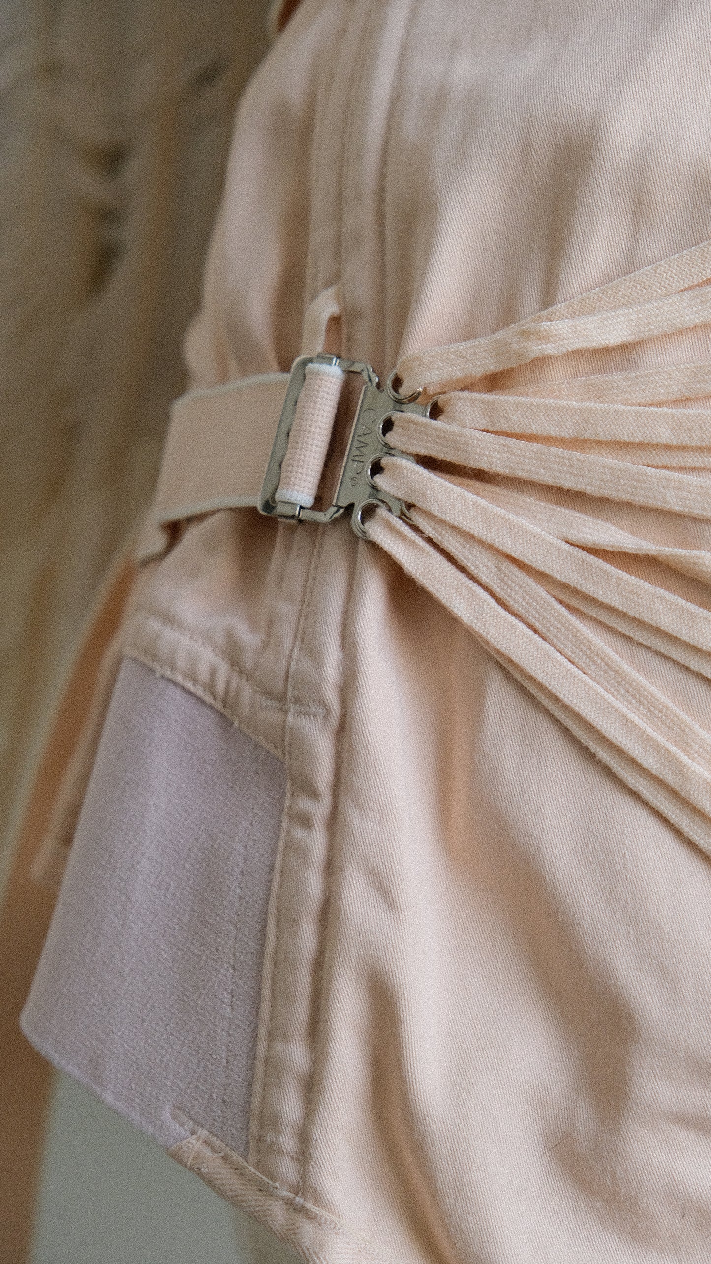 Antique Blush Garter skirt (S/M, M)