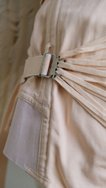Antique Blush Garter skirt (S/M, M)