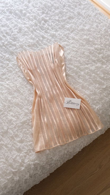 RARE Vintage La Perla Graphique nude babydoll (M)