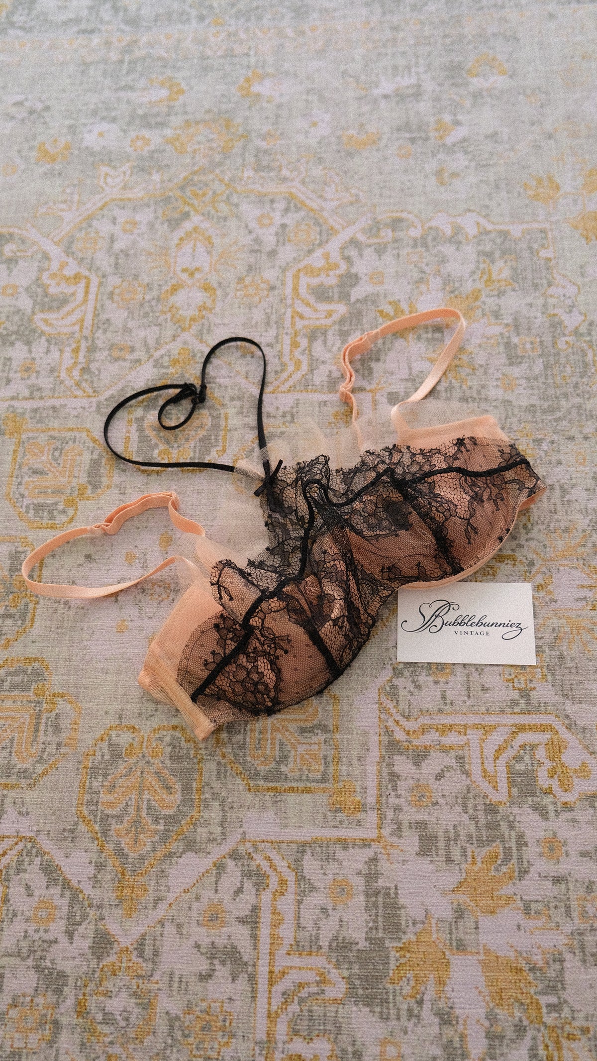 Chantal Thomass lace halter bra (34B/75B)