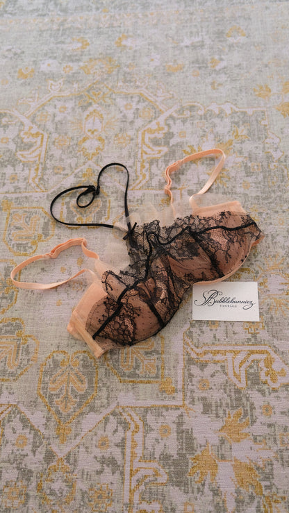 Chantal Thomass lace halter bra (34B/75B)