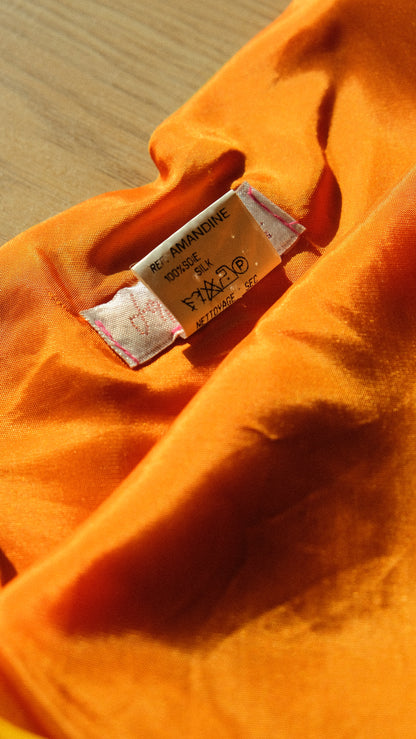 Vintage French dress with a golden touch (M-L)