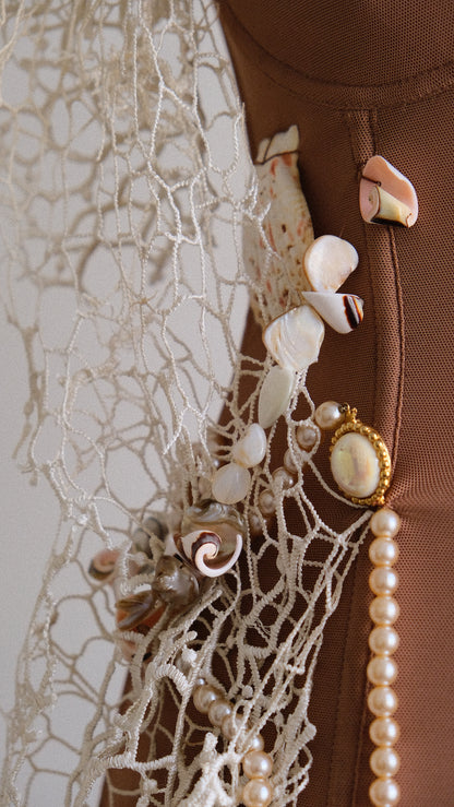 Nude reworked mermaid corset (36/80)