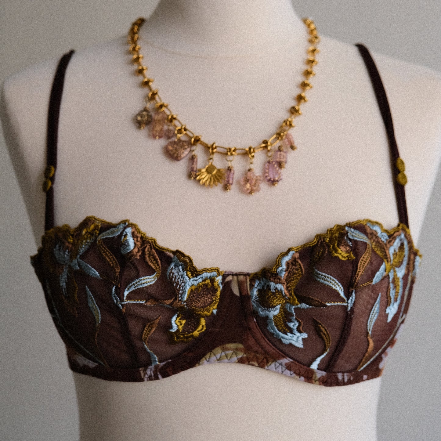 Cocoa Fleur bra (75C/34C)