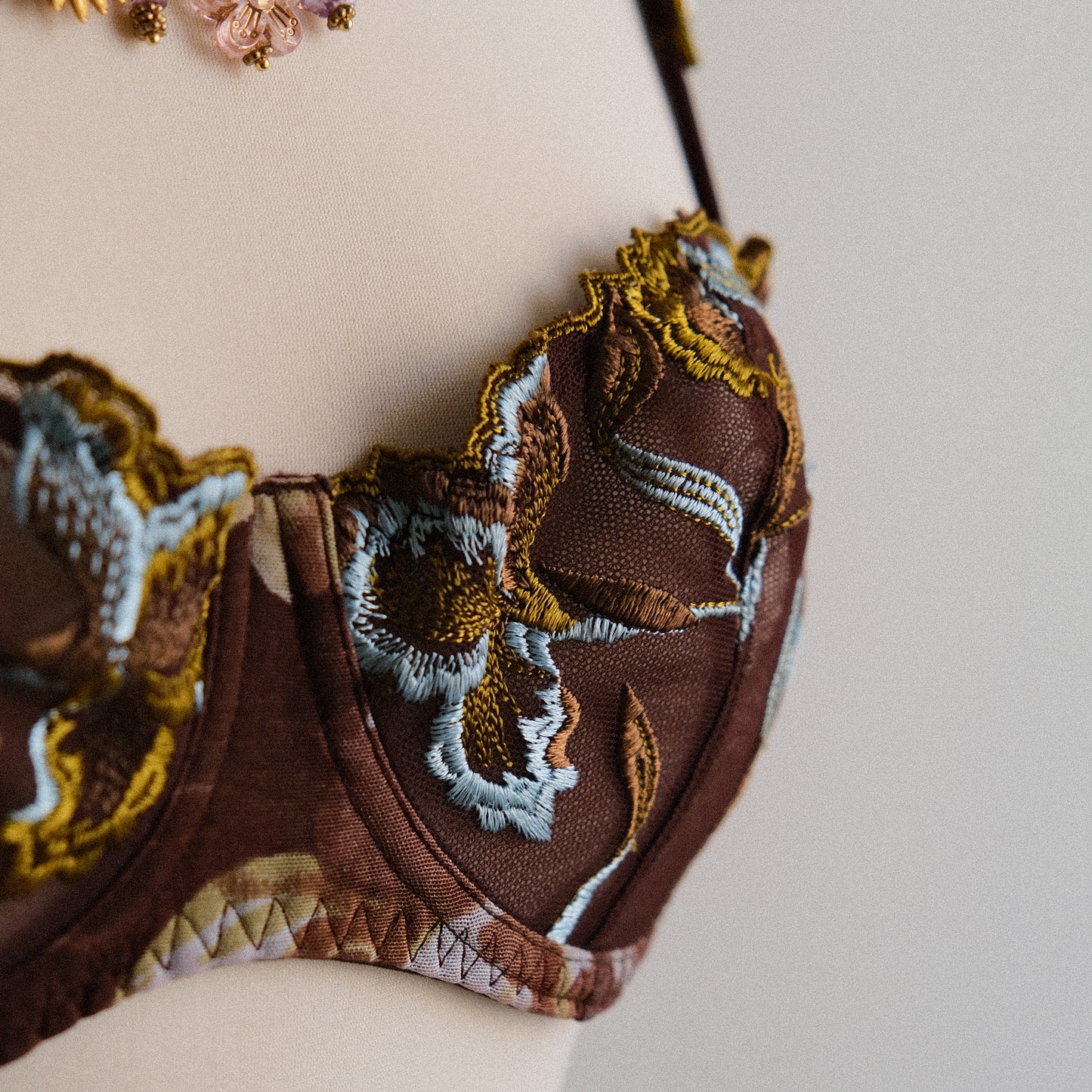 Cocoa Fleur bra (75C/34C)