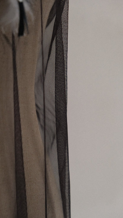 Sheer Feather French babydoll (L)