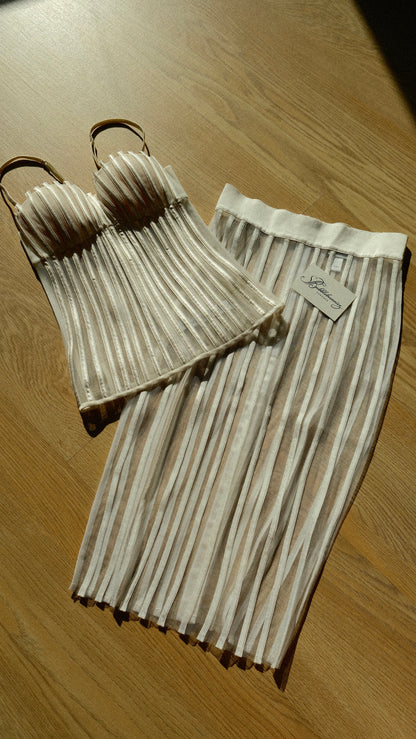 Vintage La Perla Graphique pencil skirt (S)