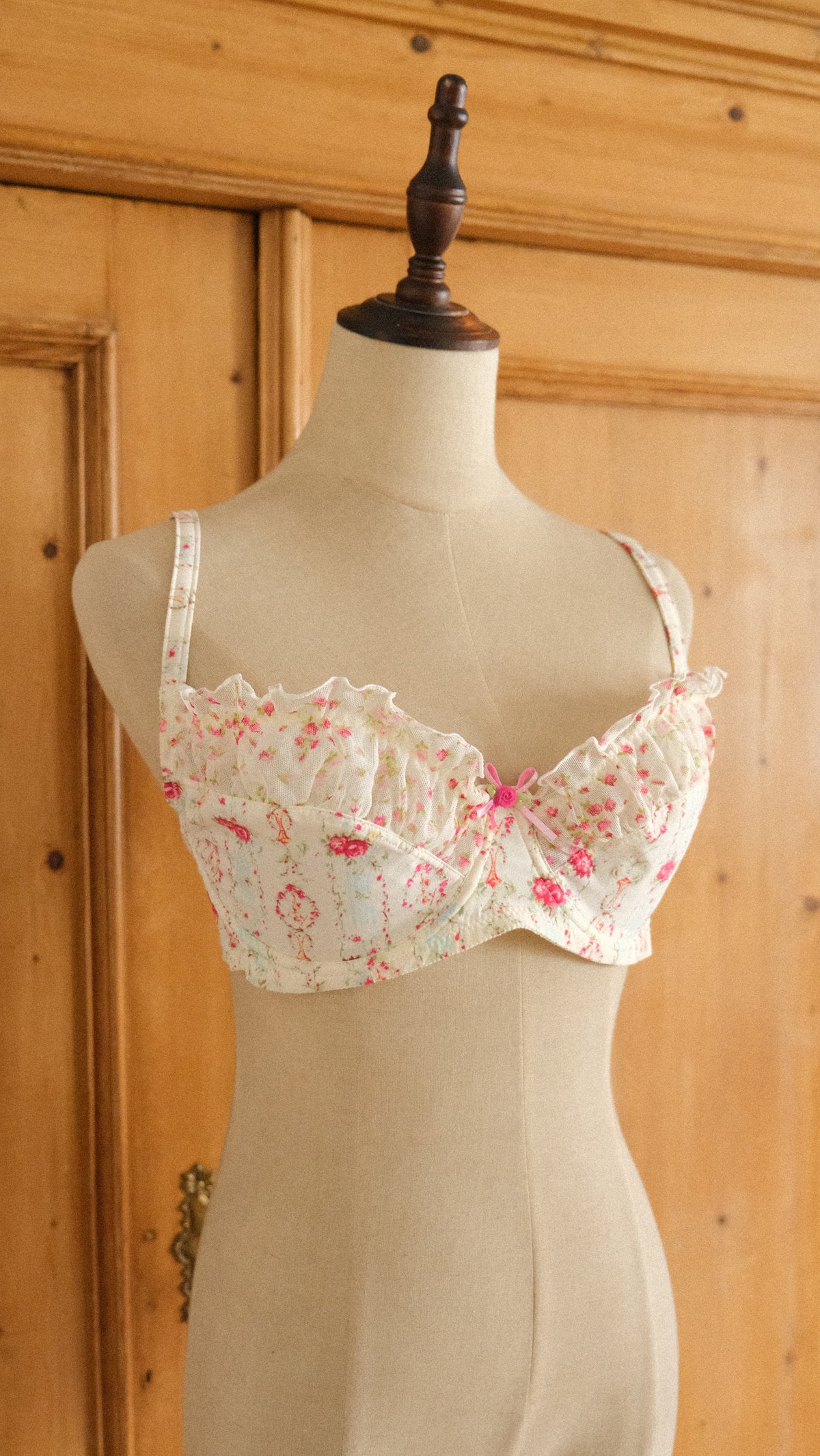 Vintage Chantal Thomass floral bra (75D/34D)