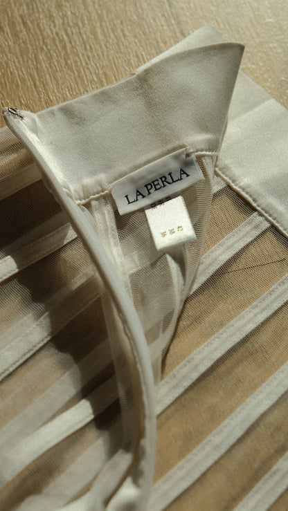 Vintage La Perla Graphique pencil skirt (S)