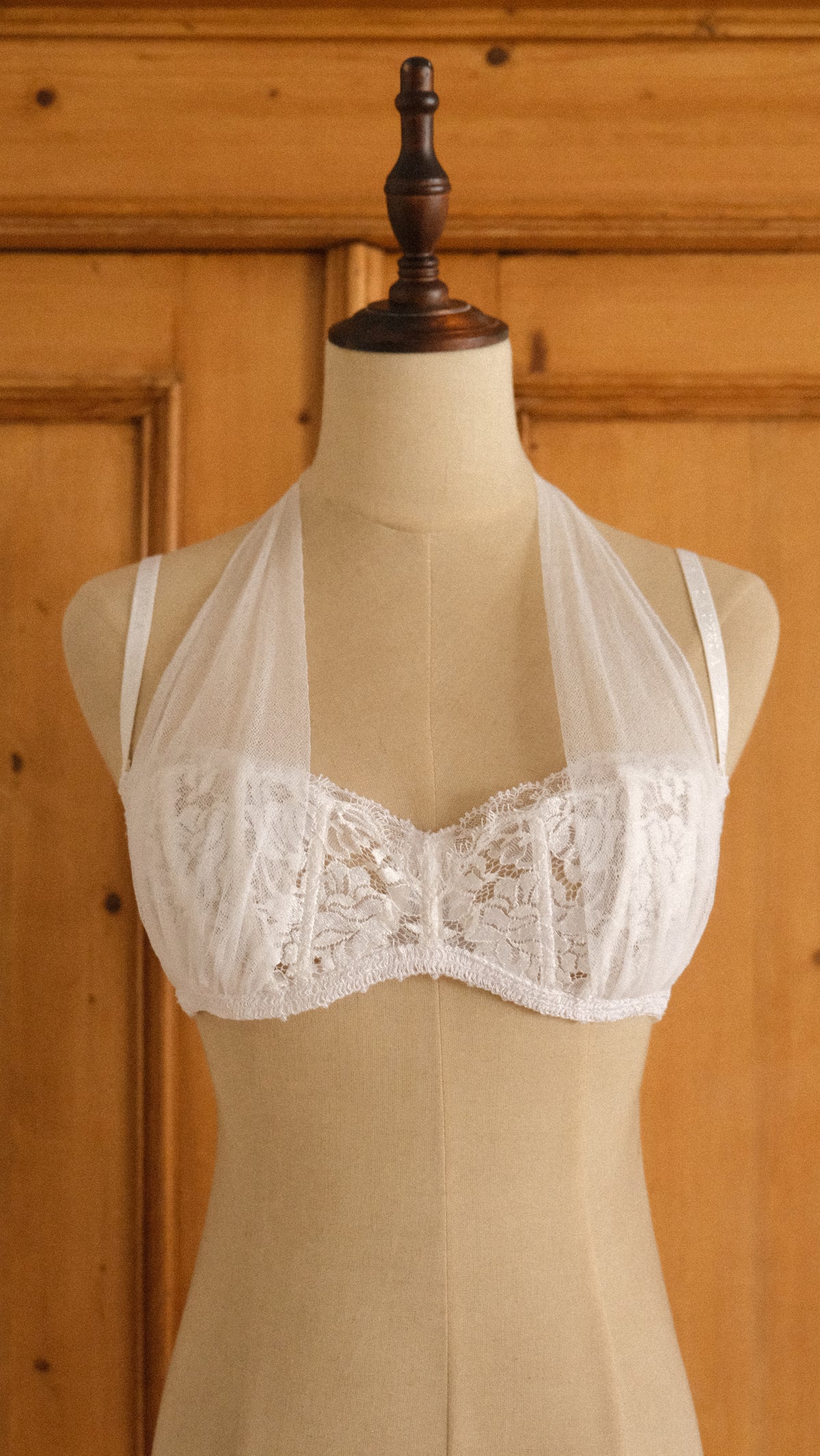 Vintage La Perla sheer bow lingerie set (80B/36B)