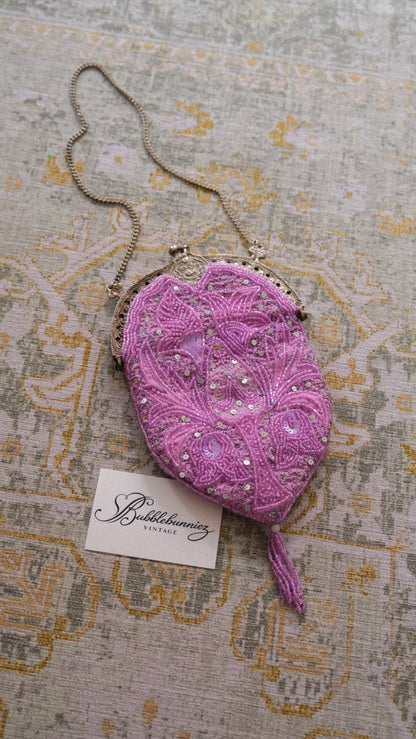 Vintage Noly Fuentes purple clutch