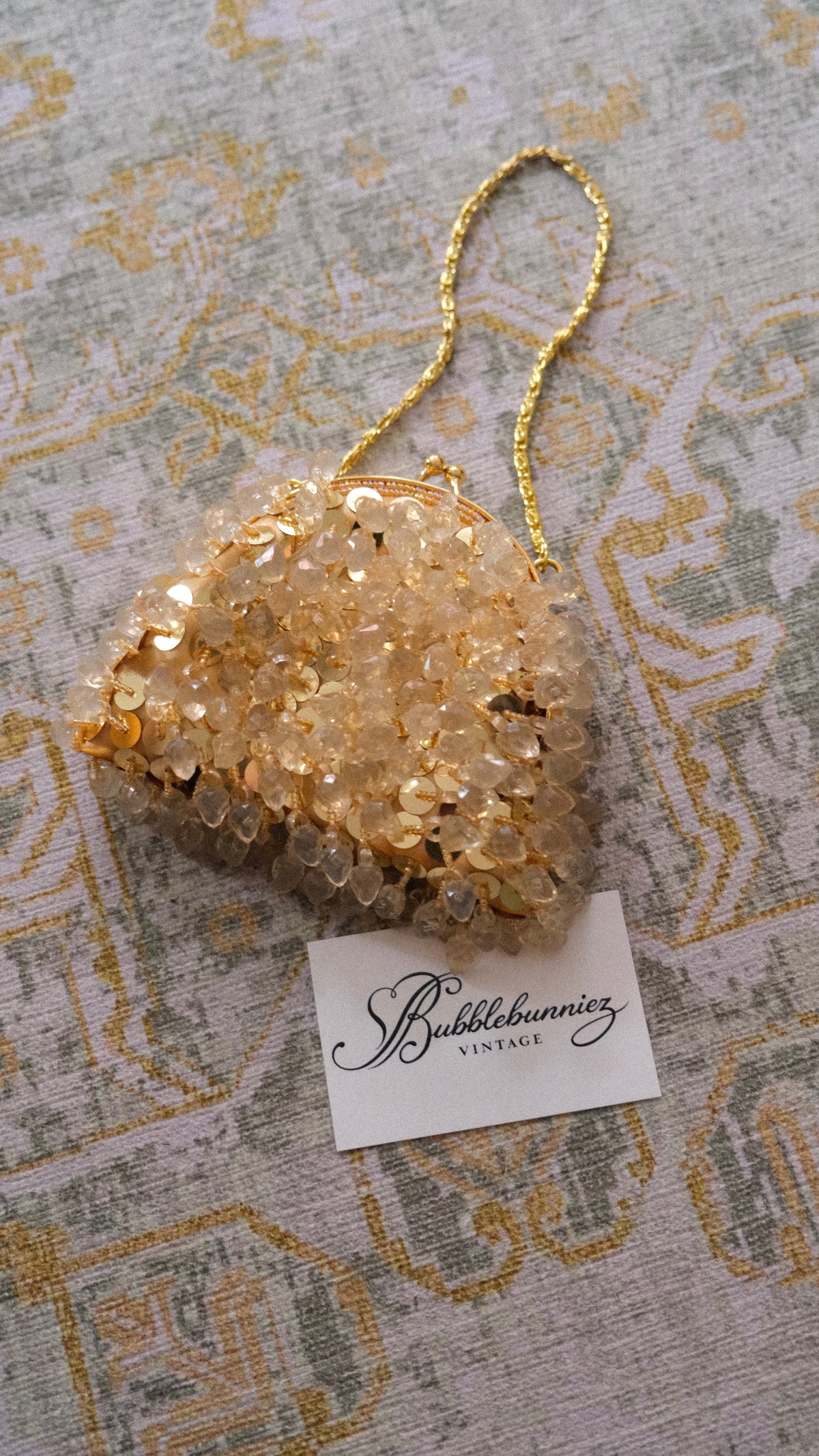 Golden Hour Bloom clutch