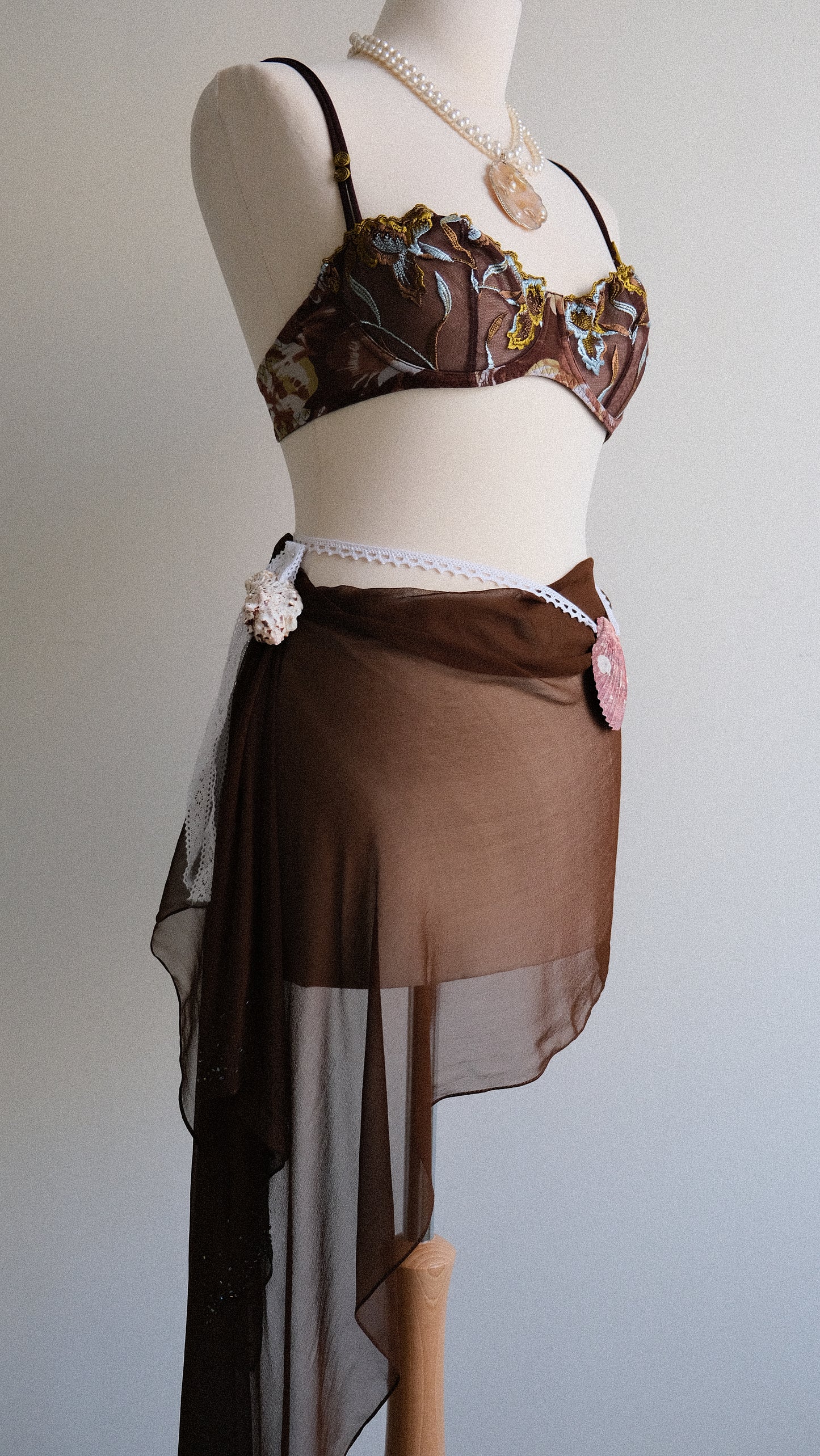 Cocoa Fleur bra (75C/34C)