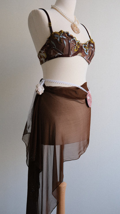 Cocoa Fleur bra (75C/34C)