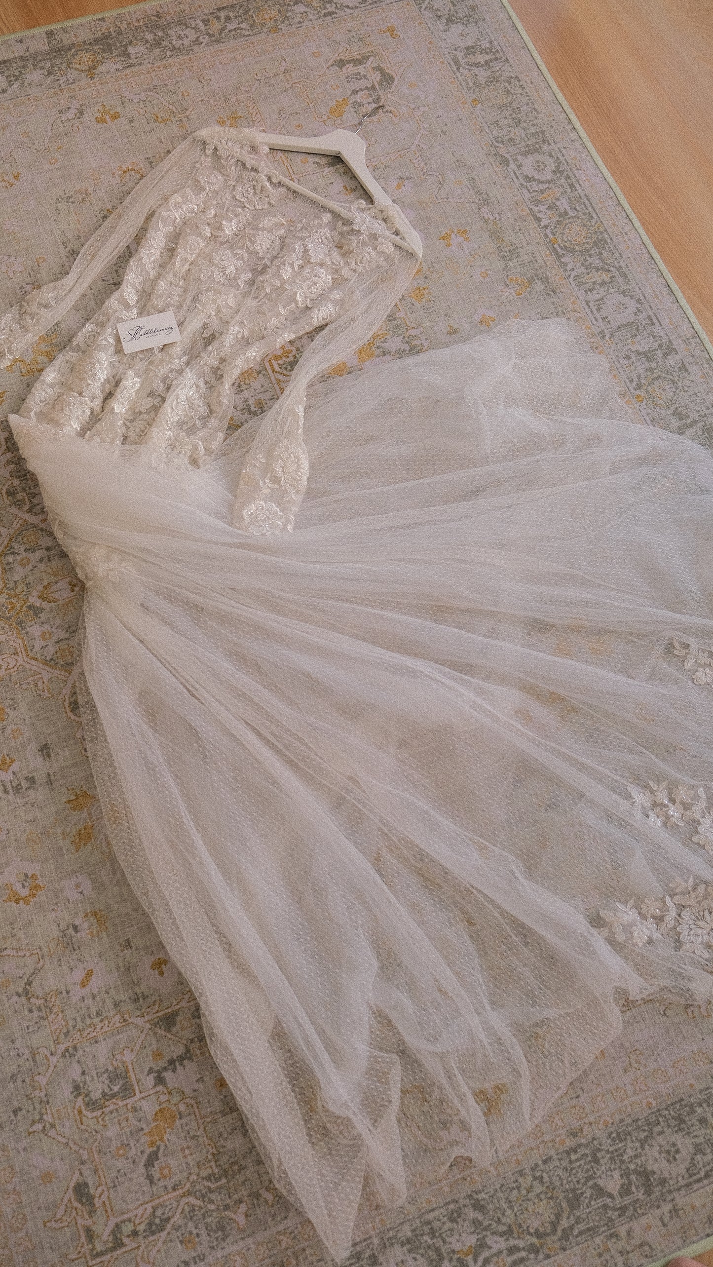 RARE Vintage sheer one of one bridal dress (S)