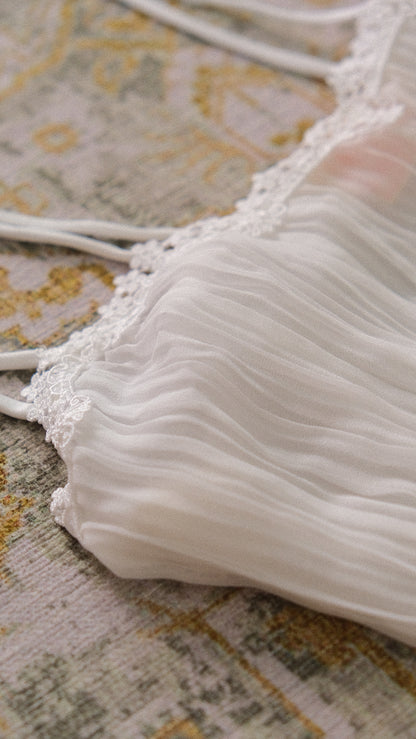 Vintage Flora Nikrooz sheer babydoll dress (S)
