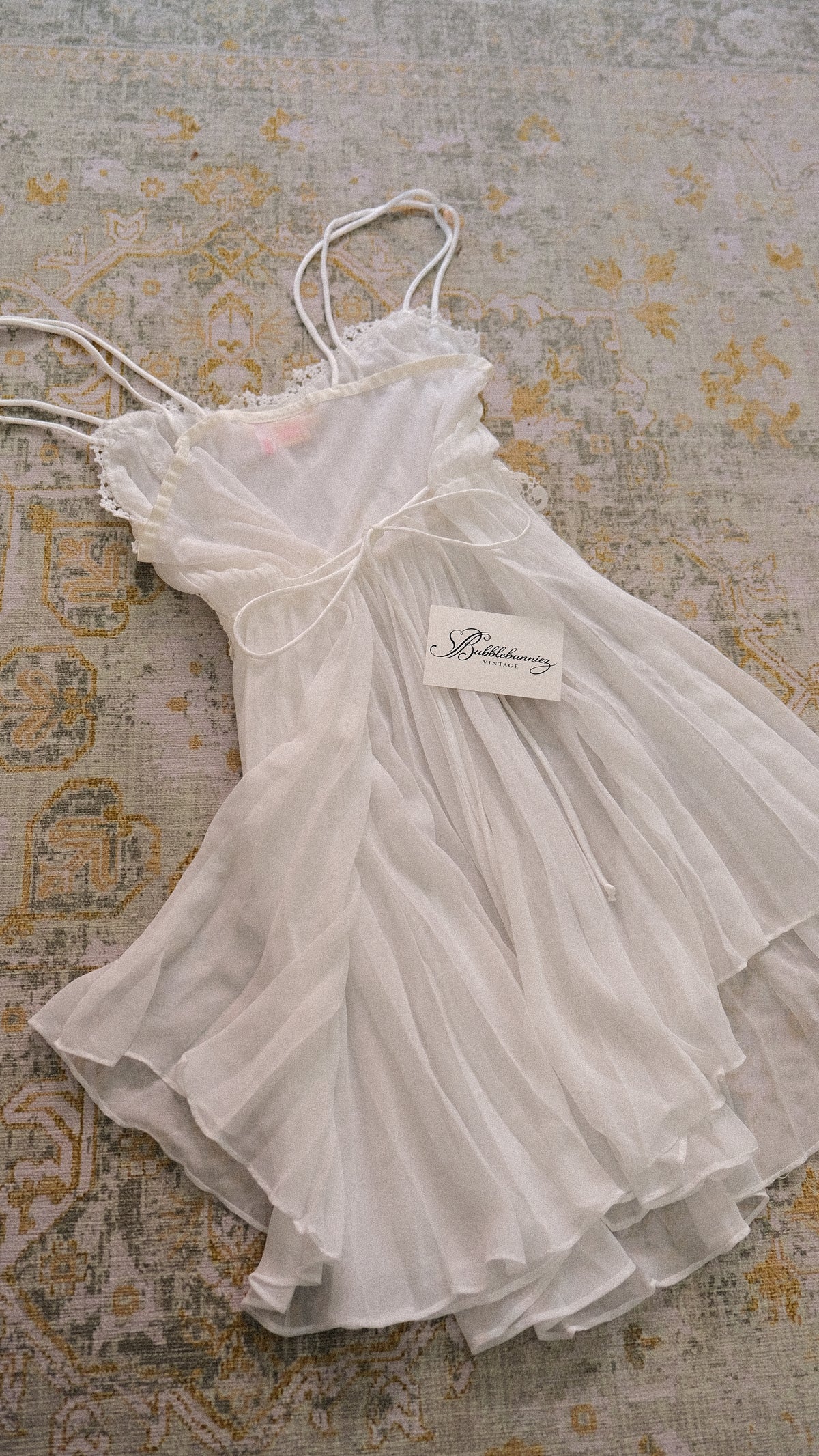 Vintage Flora Nikrooz sheer babydoll dress (S)
