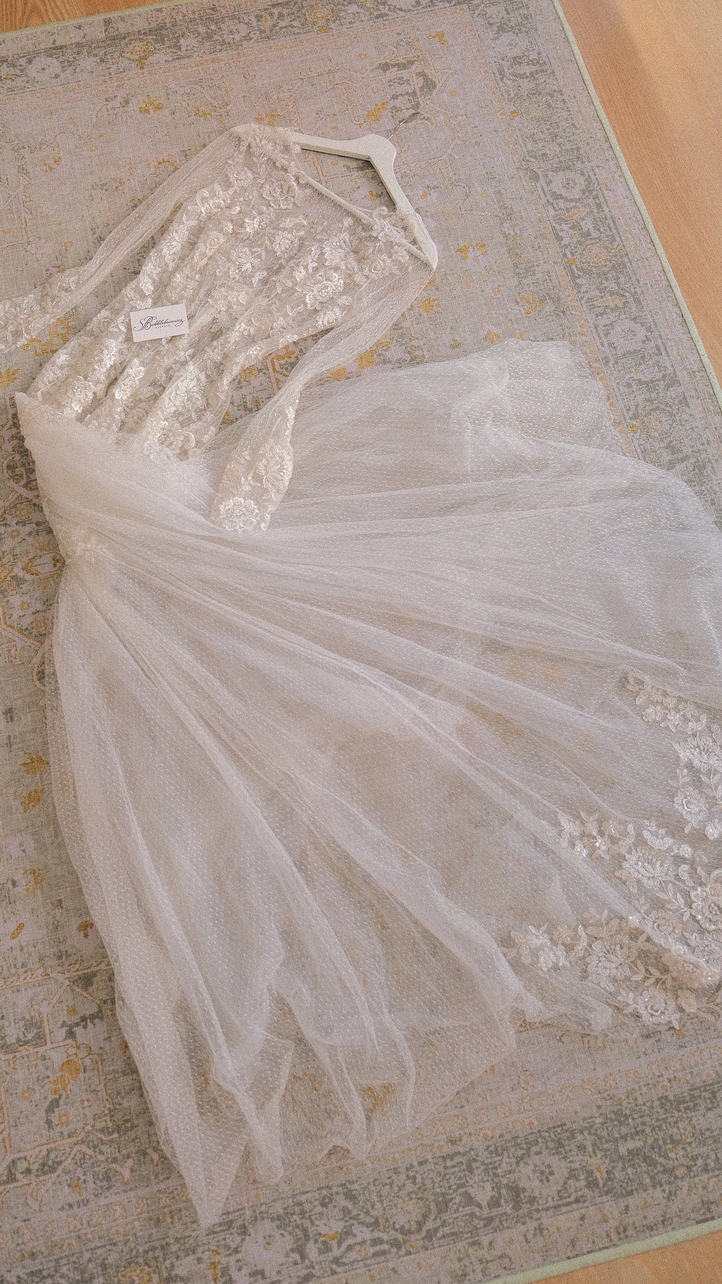 RARE Vintage sheer one of one bridal dress (S)