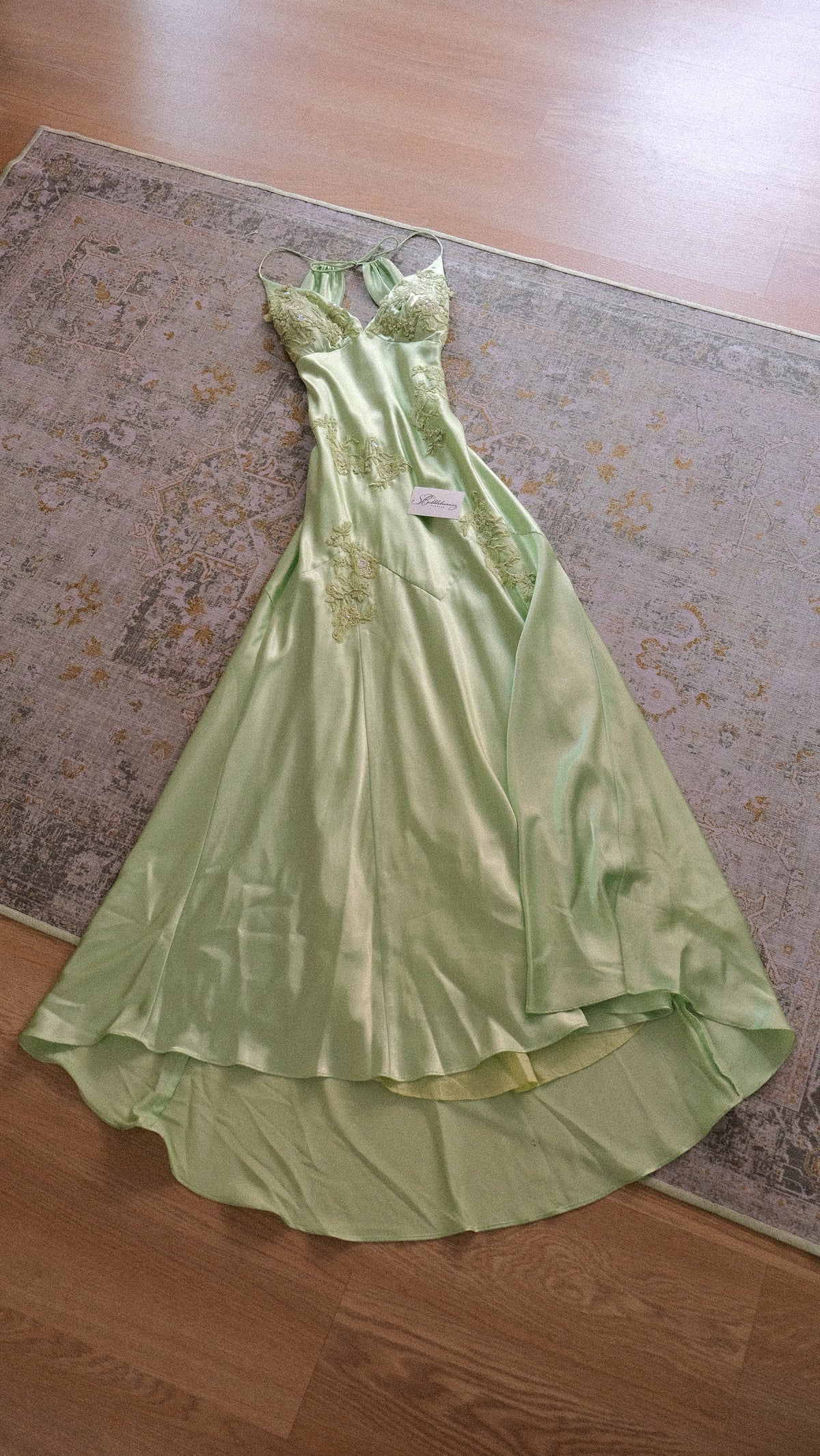 Vintage Niki Livas mint green fairy dress (M)