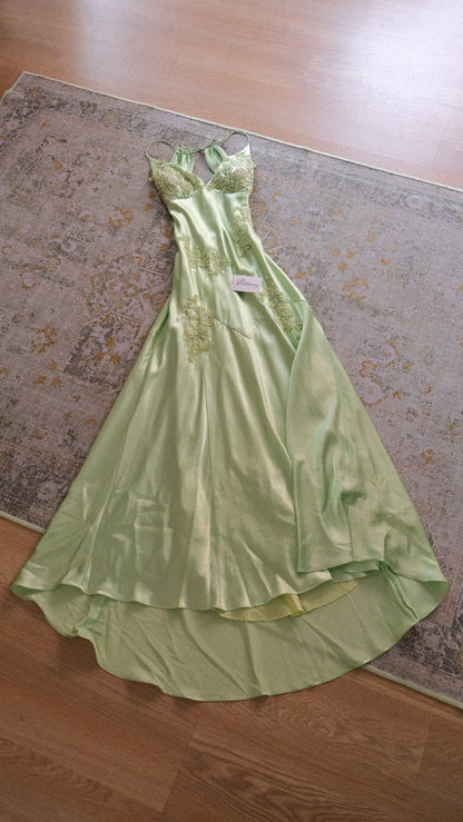 Vintage Niki Livas mint green fairy dress (M)