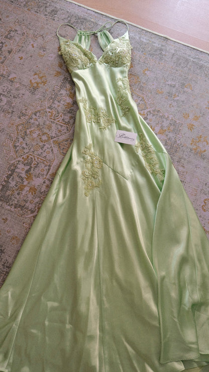 Vintage Niki Livas mint green fairy dress (M)