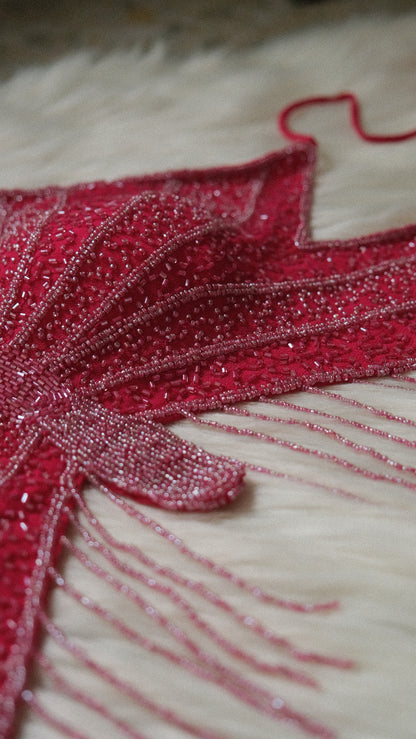 Hotpink Butterfly top (ONE SIZE)