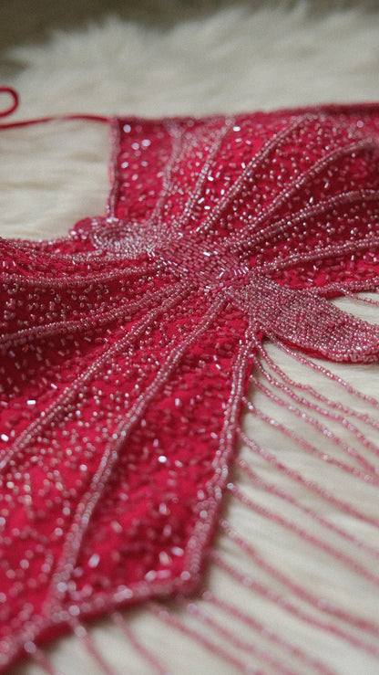 Hotpink Butterfly top (ONE SIZE)