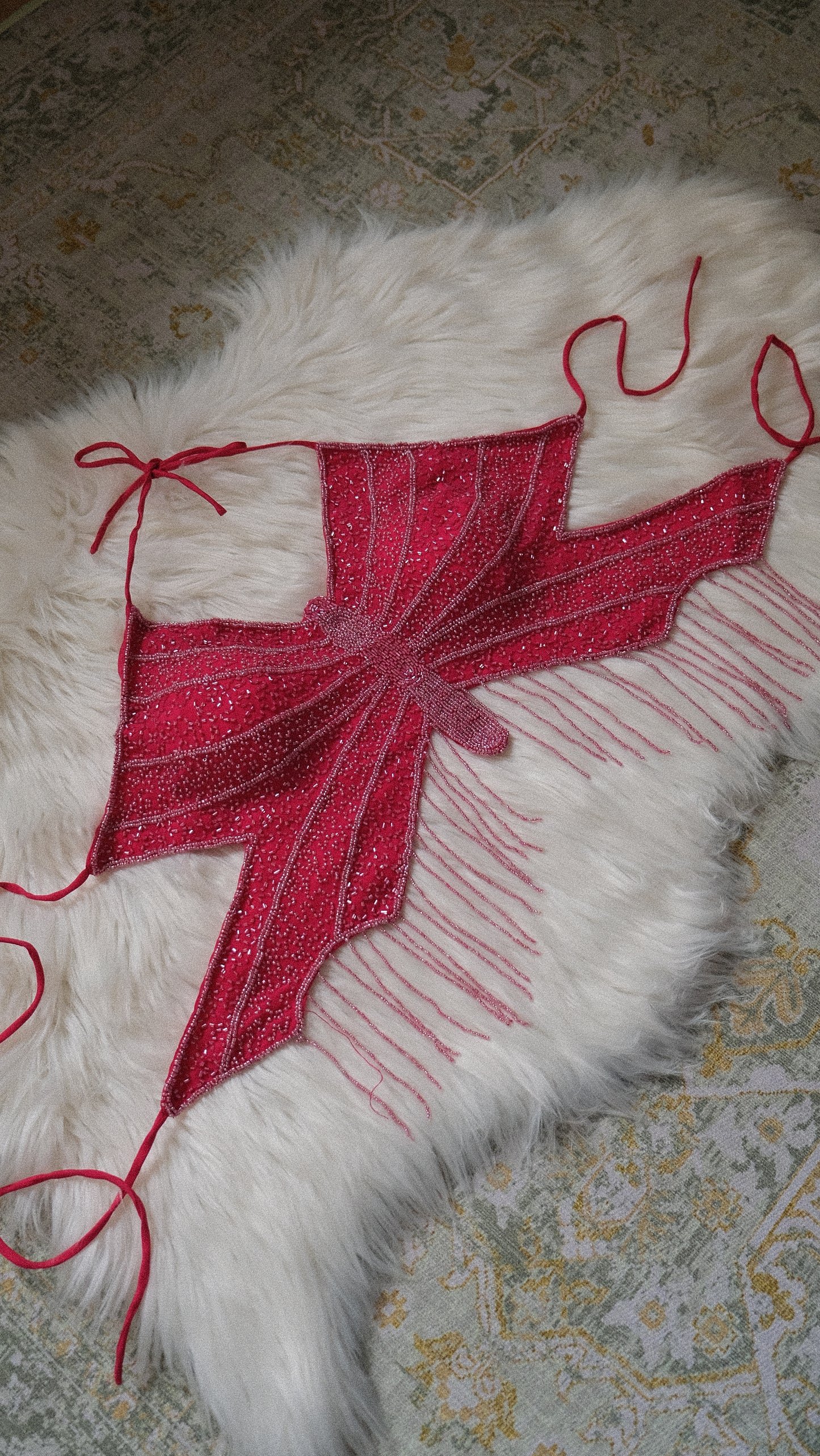 Hotpink Butterfly top (ONE SIZE)