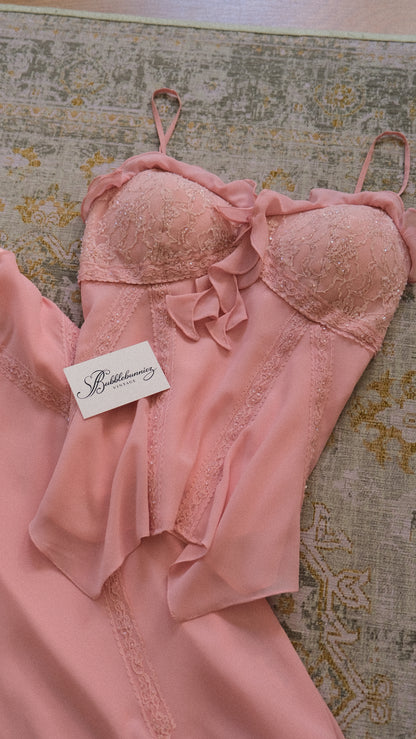 Vintage soft pink 3 piece set (XS/S-S)