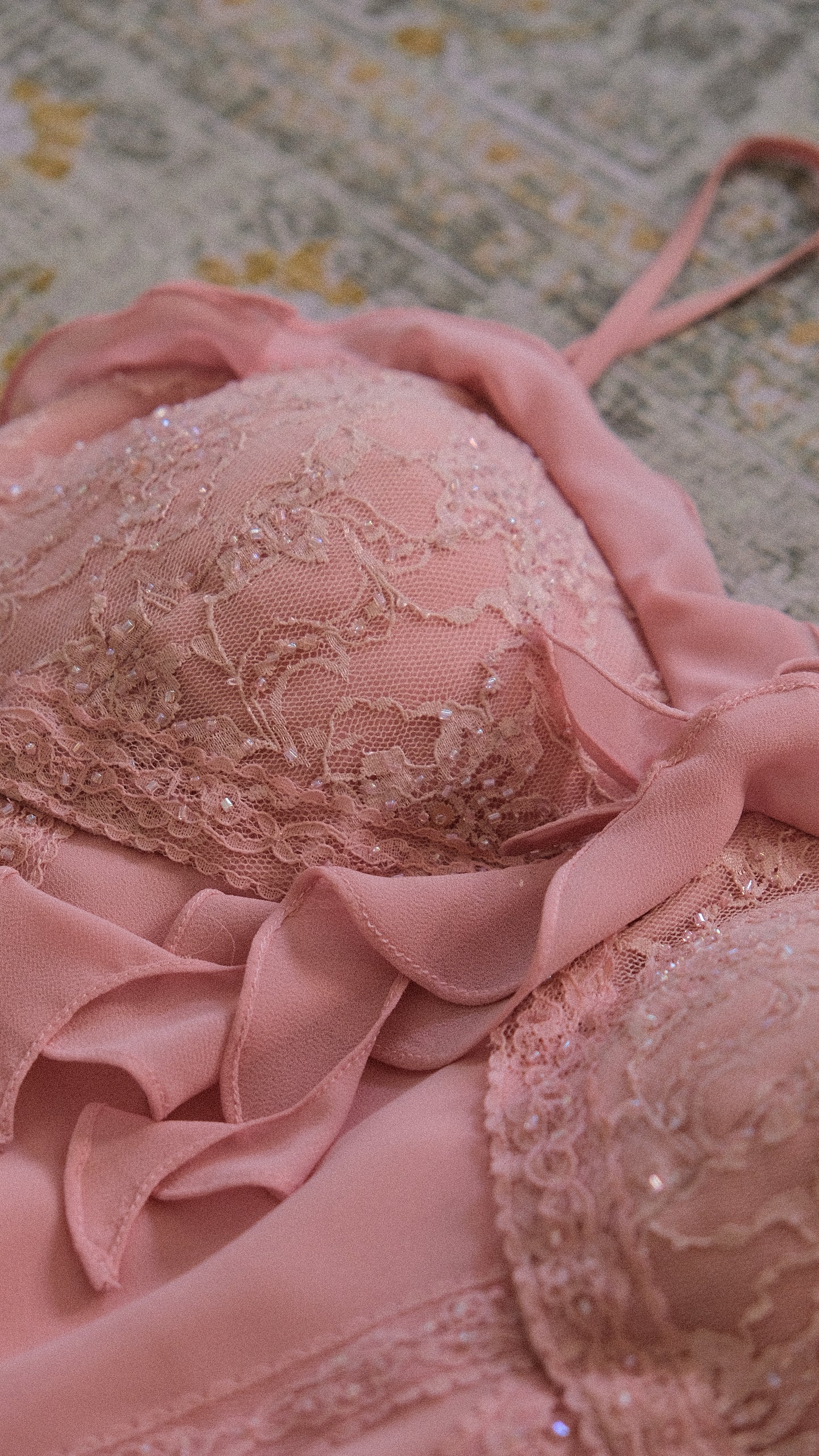 Vintage soft pink 3 piece set (XS/S-S)