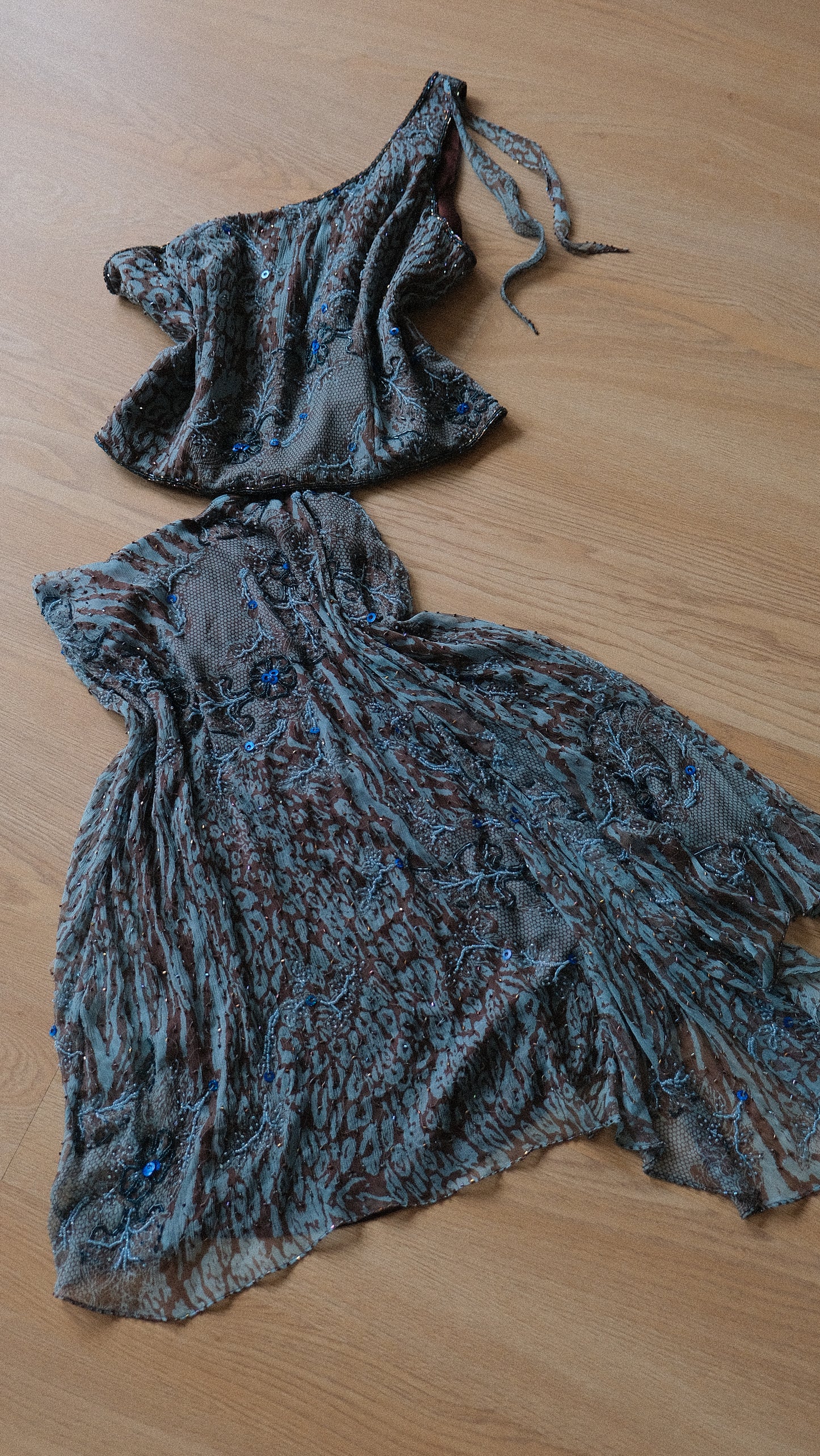 Vintage Spanish mermaid 2 piece (L)