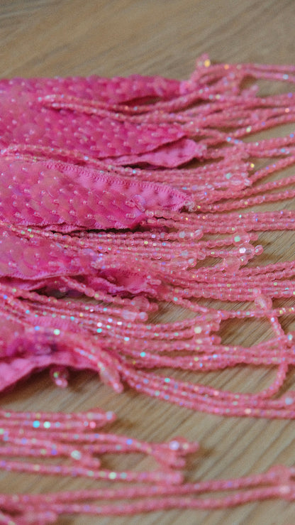 Hotpink one of one sequin 3 piece set (S-M)
