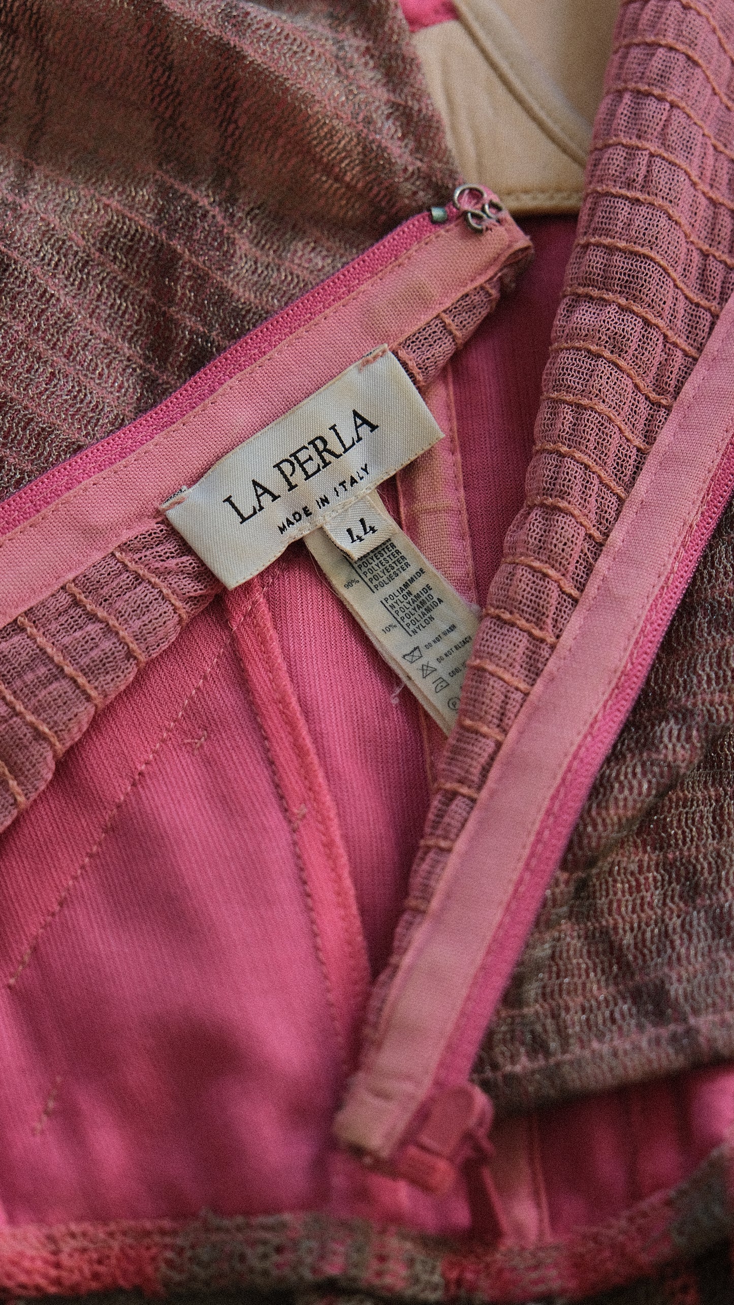 Vintage La Perla asymmetrical bustier (M)