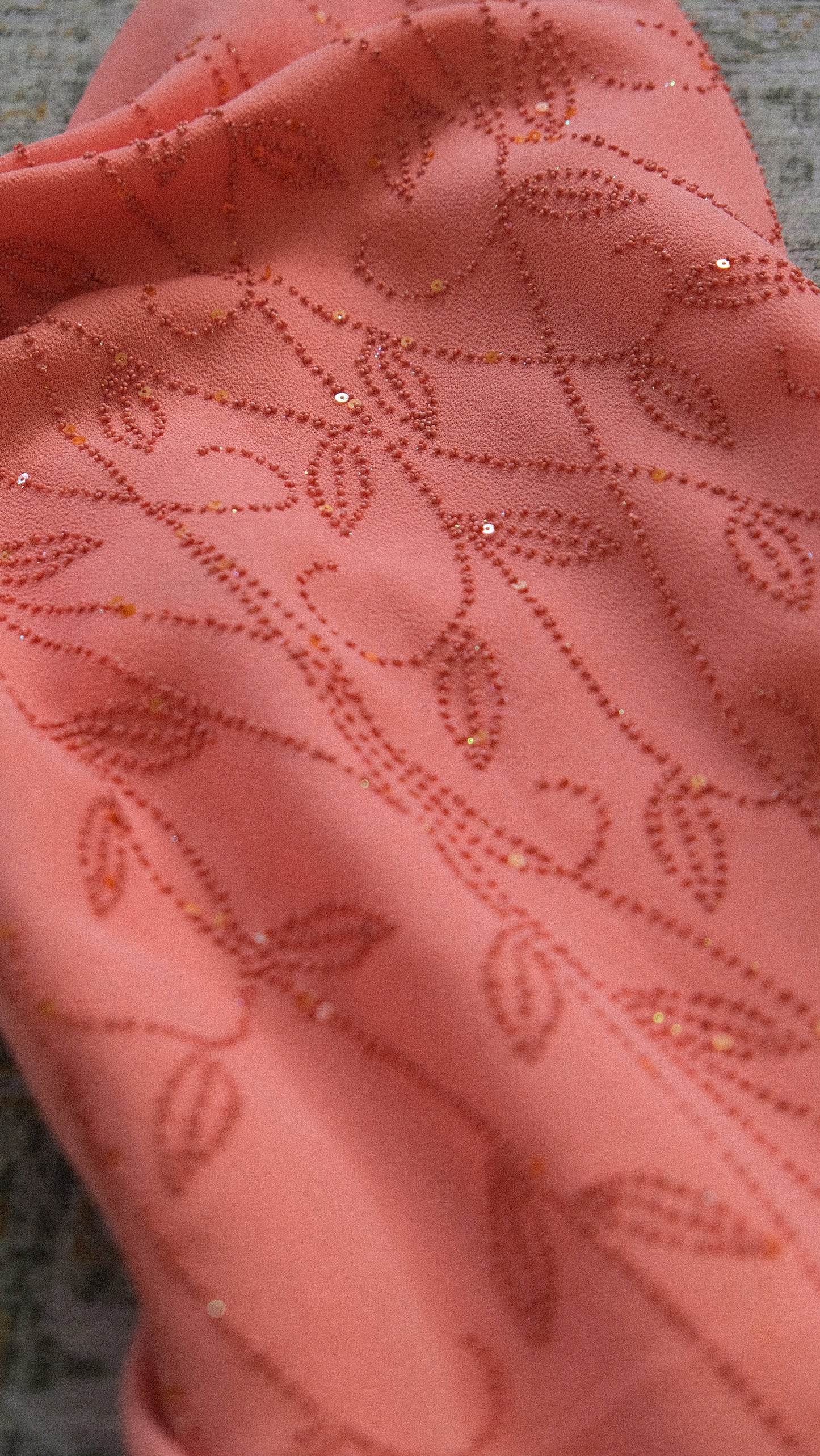 Vintage peachy blush dress (S-M)