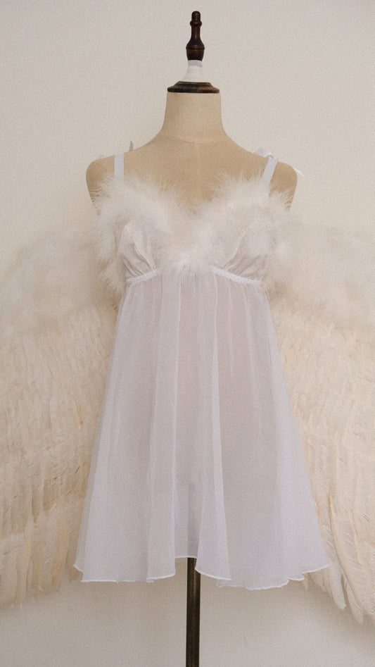Angelic French mesh babydoll (S)